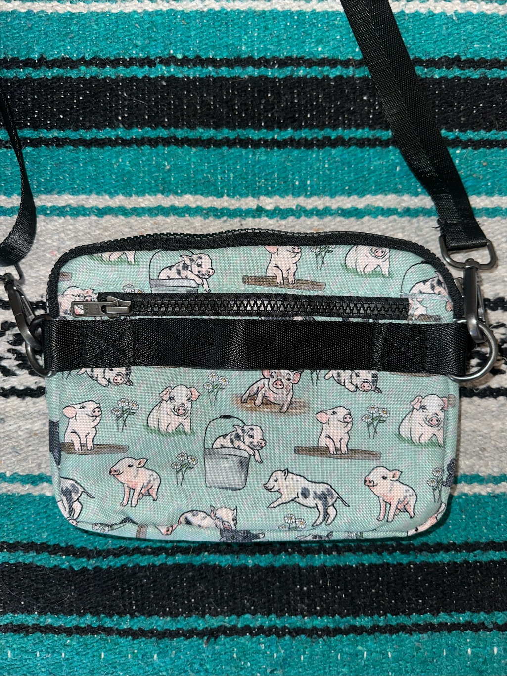 Sipsey Wilder *Nwot* Women's Piggy Patch Crossbody Bag With Adjustable Strap — image 8 of 8